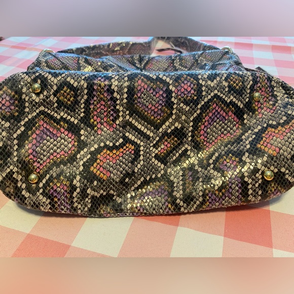 Aimee Kestenberg Colorful Python / snakeskin hobo bag NWT - Picture 2 of 7